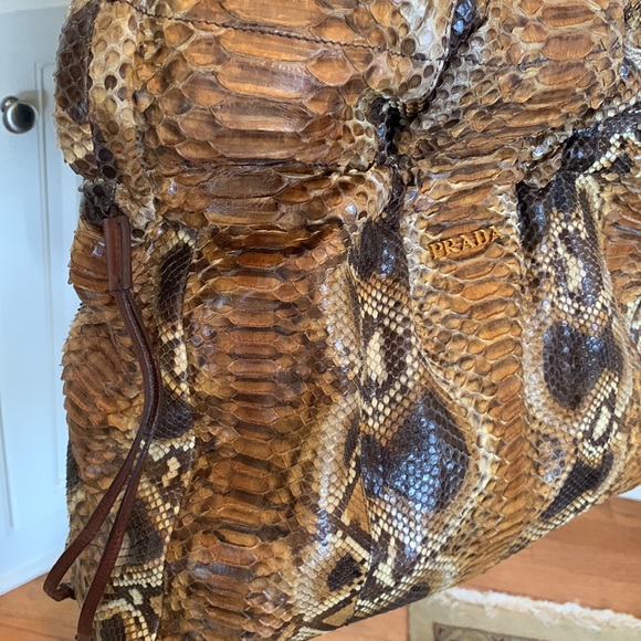 Prada Python Authentic Shoulder Bag - Picture 3 of 16